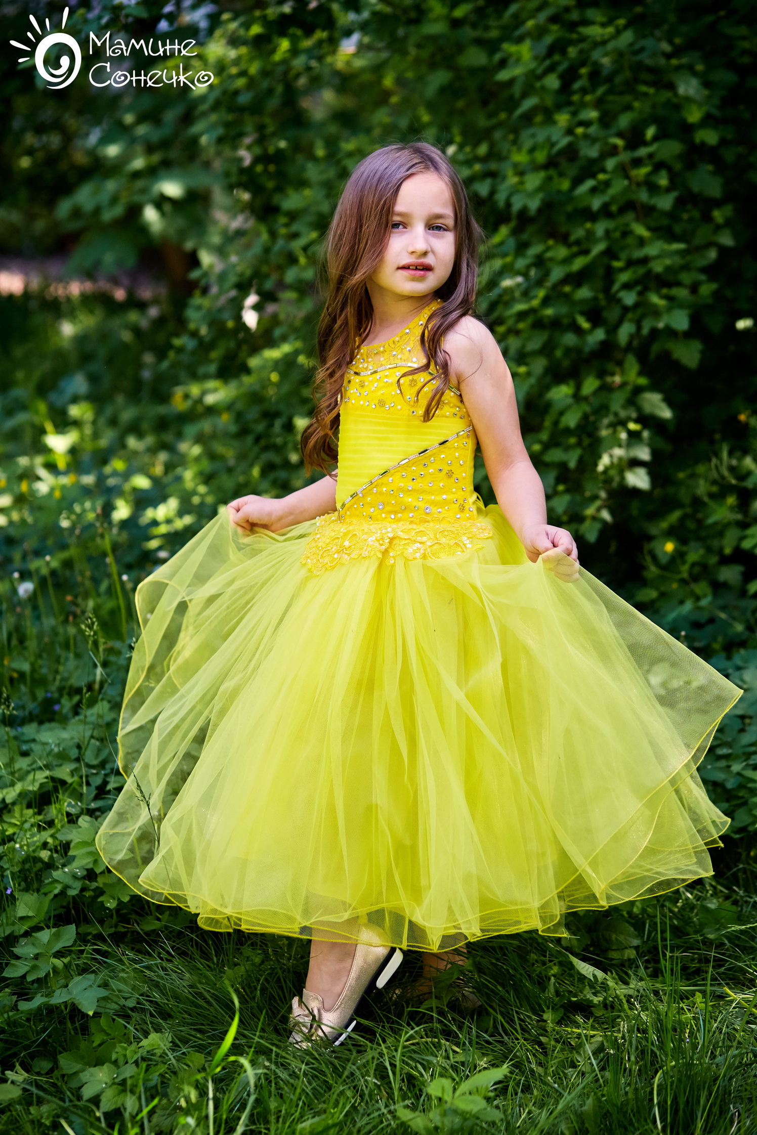 Б/у платье праздничное “Желтое”